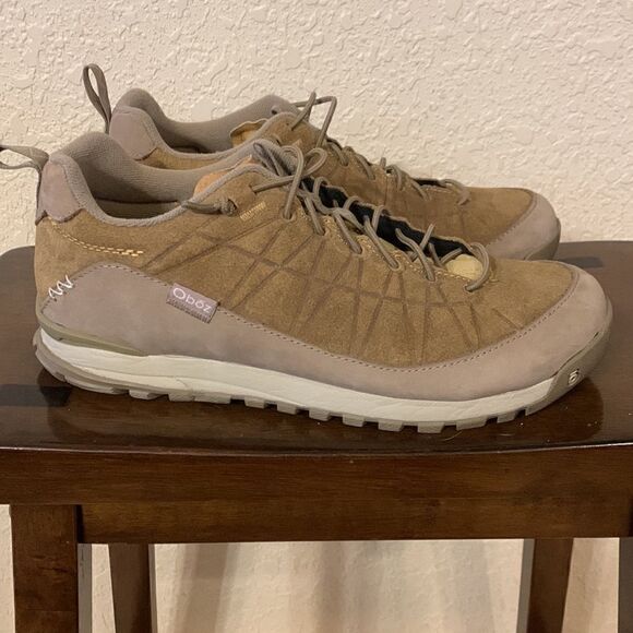 OBOZ, JEANETTE, low, lace up shoe, suede, ladies 9.5 , near new - Picture 2 of 9